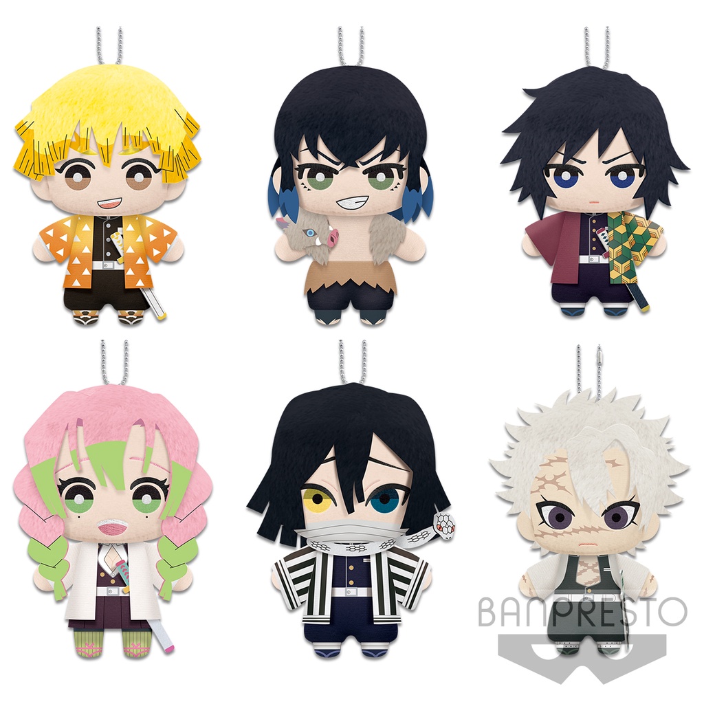 Móc chìa khóa bông Tomonui Kimetsu no Yaiba - Plush movie ver chính hãng Nhật Bản