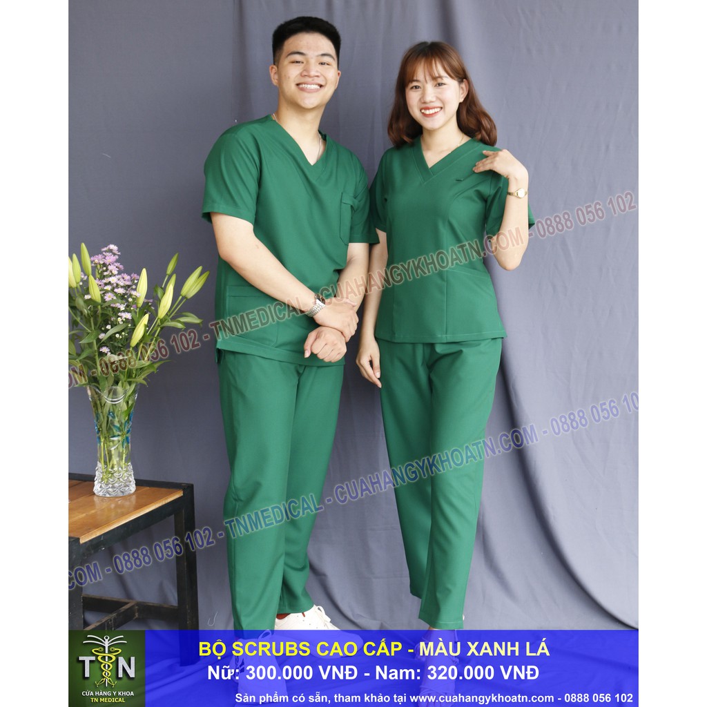 Bộ Scrubs Bác Sĩ Vải Cao Cấp - Thương hiệu TN Medical