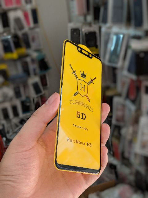 Cường lực cho Huawei Nova 3i / Nova 3 FREESHIP Từ 50k Full màn Full keo viền mỏng ôm màn 2.5D siêu đẹp