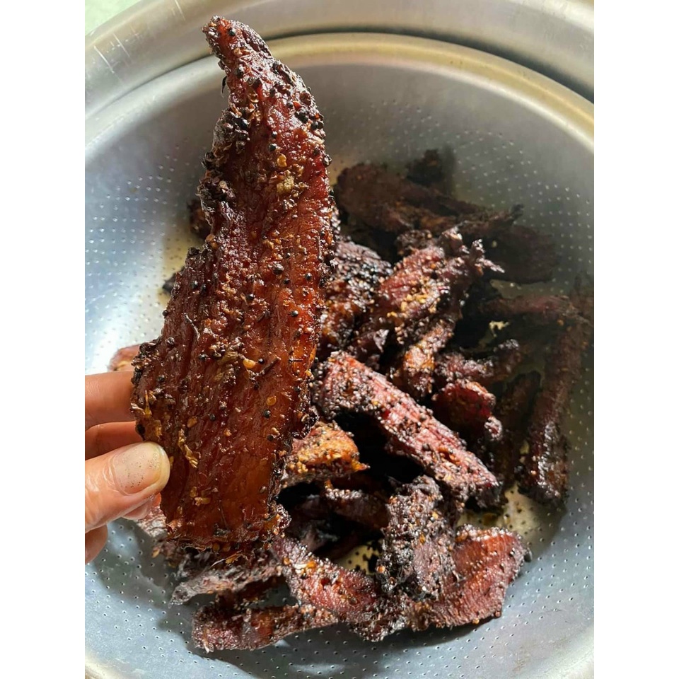 Thịt trâu gác bếp Tây Bắc gói 200gram tặng kèm chẩm chéo | BigBuy360 - bigbuy360.vn