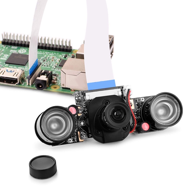 Camera Cảm Biến Tầm Nhìn Ban Đêm Cho Raspberry Pi 4, Mini 5mp 1080p Hd Video Ov5647