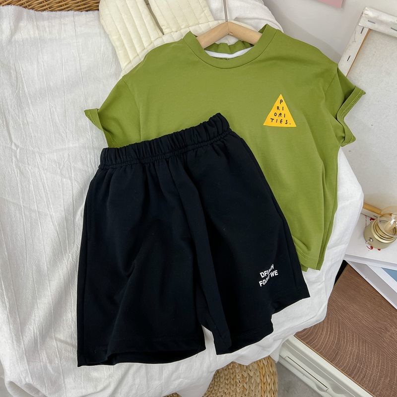 [Babycat] Hàng Có Sẵn Quần Short In Chữ Xiaowajia Nhật Bản Phong Cách Mới Cho Bé Trai Bé Gái