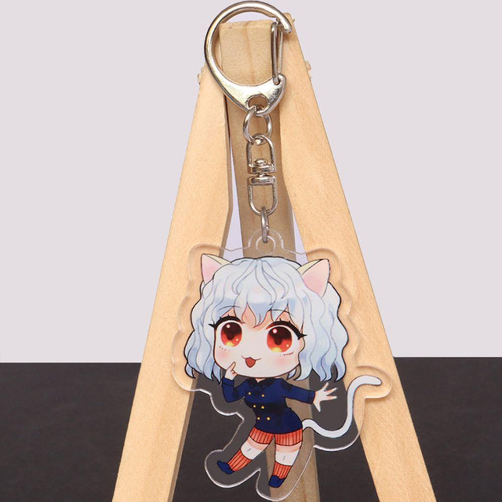 Móc Khóa Hai Mặt Bằng Acrylic Hình Nhân Vật Anime Dễ Thương