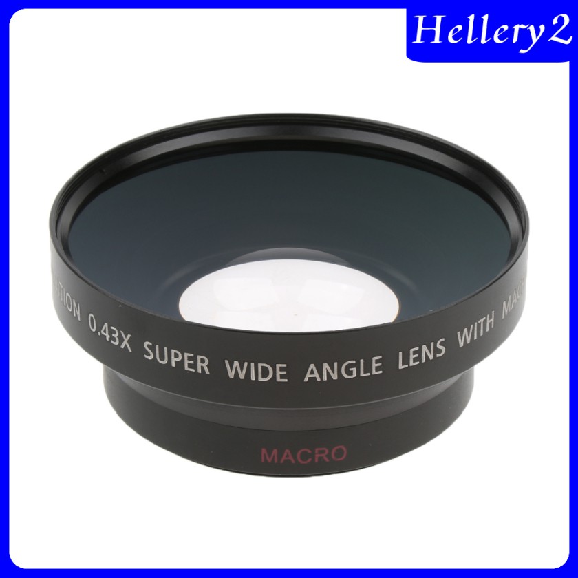 Ống Kính Góc Rộng 62mm 0.43x Cho Máy Ảnh Kĩ Thuật Số Canon Nikon Sony