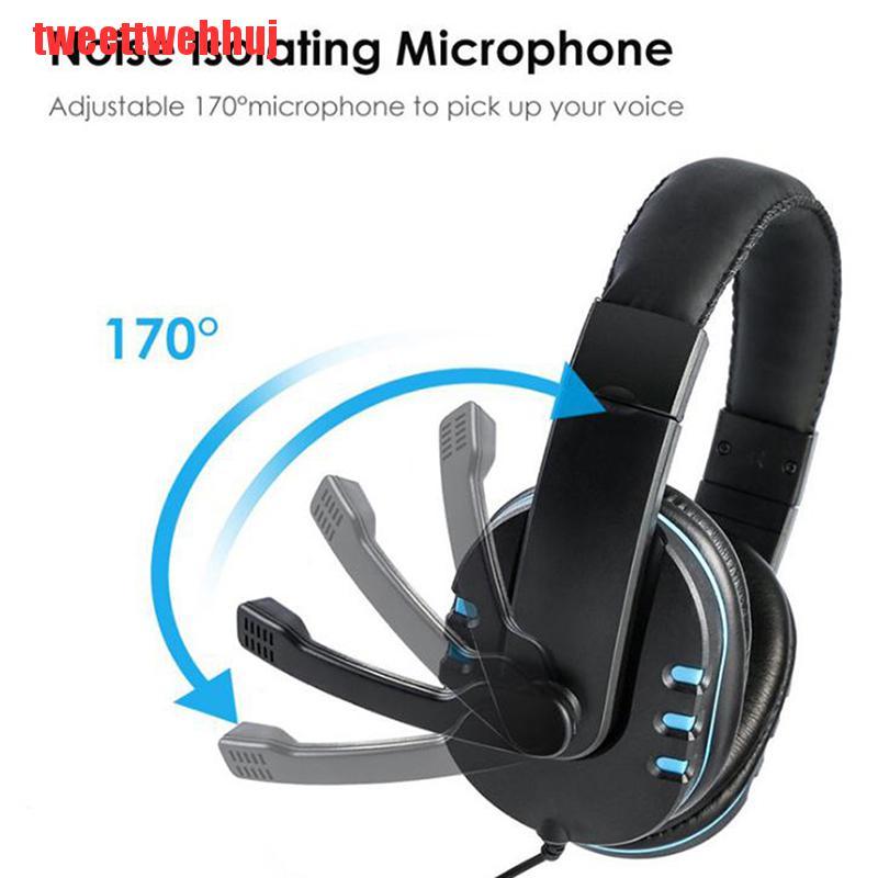 Tai Nghe Trùm Đầu Chơi Game Có Dây 3.5mm Kèm Mic Cho Laptop Ps4 | BigBuy360 - bigbuy360.vn