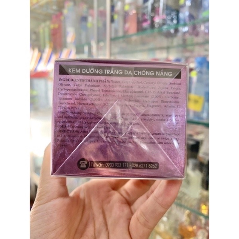 Kem trắng da chống nắng elise hủ 10g