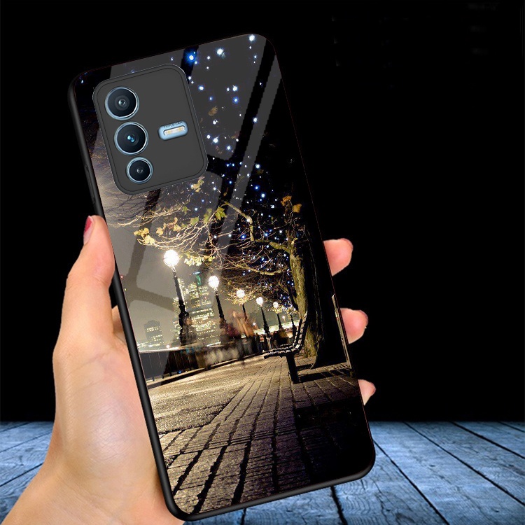 Ốp Lưng VIVO V23 5G mặt kính gương bóng
