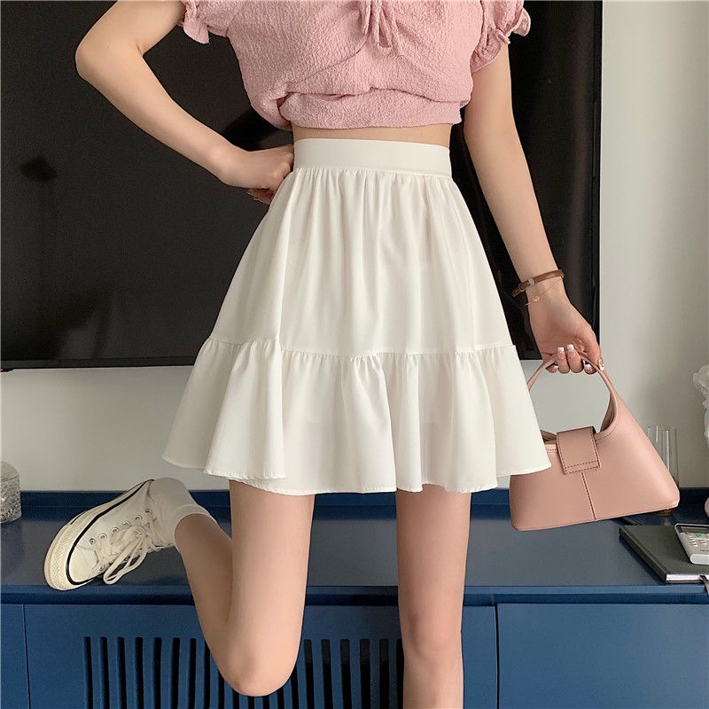 Chân Váy Chữ A Lưng Cao Xinh Xắn Dành Cho Nữ