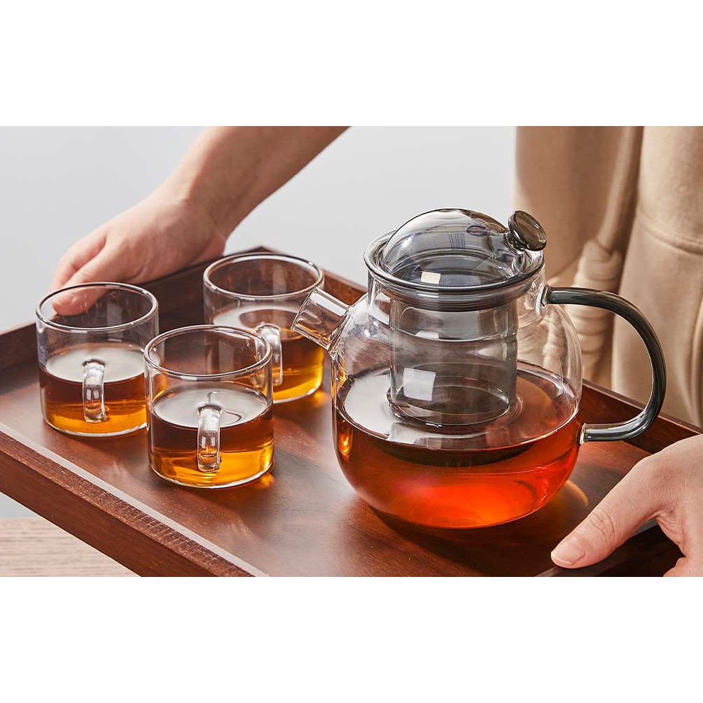 Bình pha trà thủy tinh có lõi lọc 680ml PINZTEA