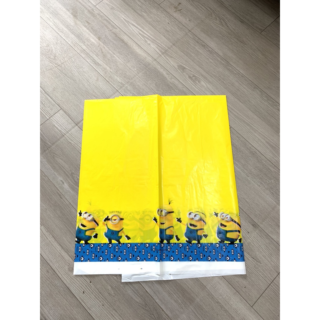 Khăn trải bàn tiệc trang trí sinh sinh nhật cho bé trai bé gái nhiều màu dễ thương HAPPYKID KTBT