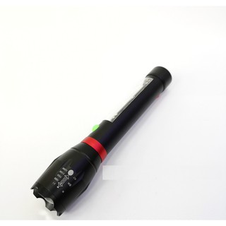 [Bảo hành 1 đổi 1] Đèn pin T03 đèn nhiều chế độ có còi hú đa năng hàng tốt giá gốc