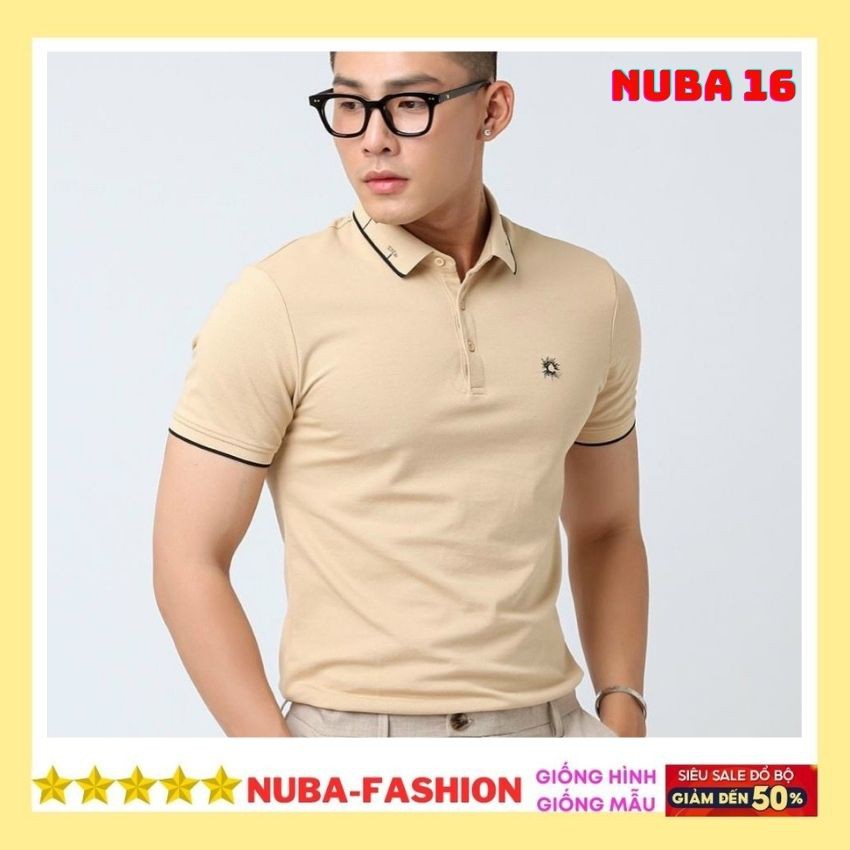 Áo thun nam nữ cổ bẻ cao cấp, ao phông chất vải polo, thấm hút mồ hôi 16TAKA