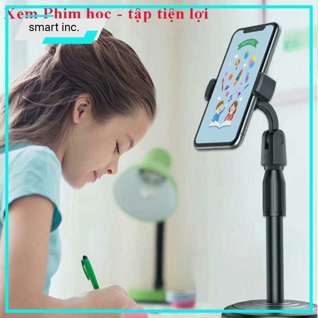 Giá Đỡ Điện Thoại Để Bàn Chụp Hình Ảnh Treo Kẹp Chân Đế Ipad Smartphone Coi Xem Phim Chơi Game Livestream