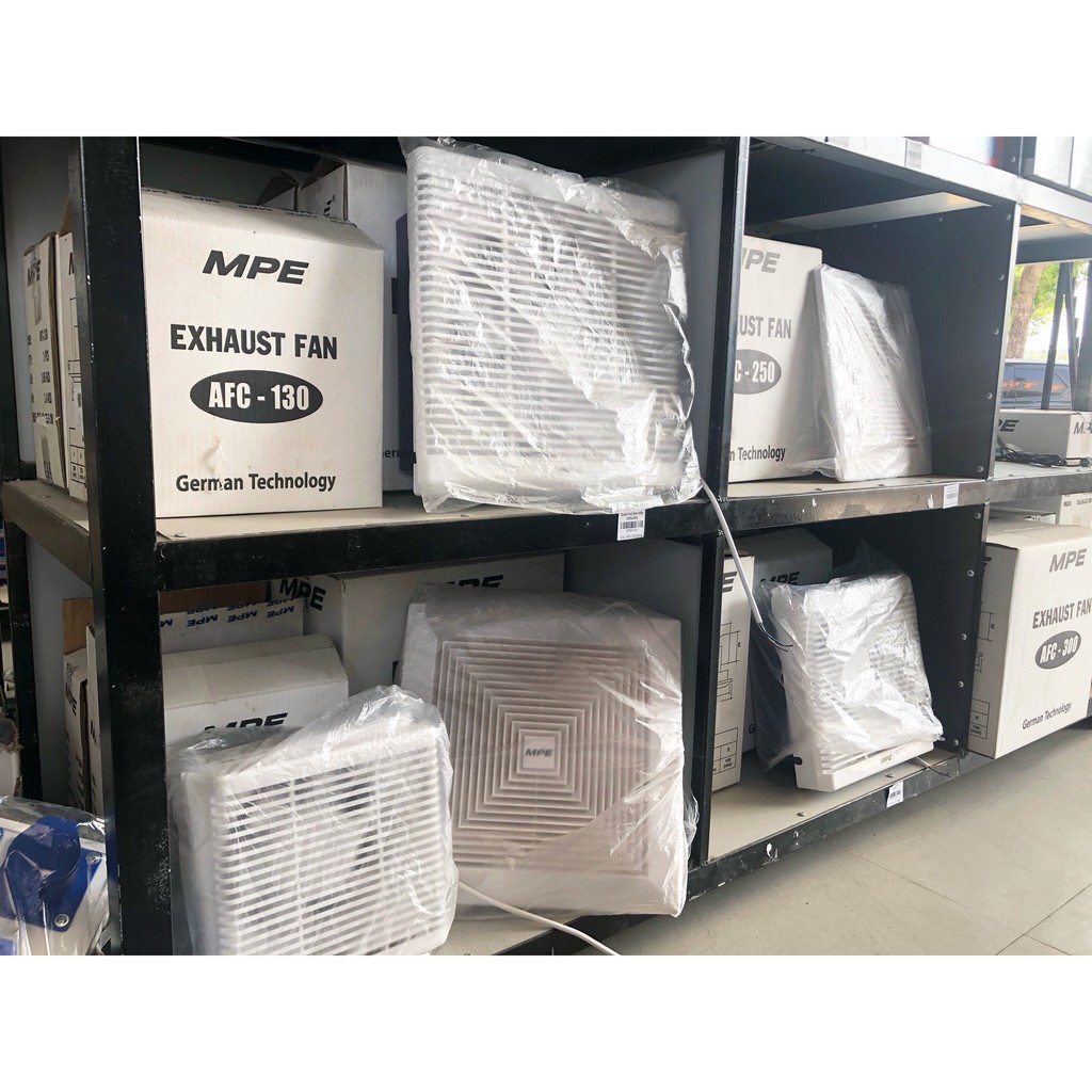 Quạt hút thông gió âm tường MPE AF150, 200, 250