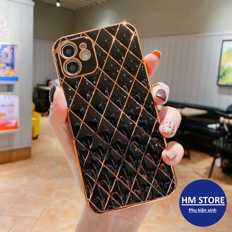 Ốp lưng họa tiết HÌNH HỌC mạ chỉ vàng dành cho 6/6s/7/7plus/8/8plus/plus/x/xr/xs/11/12/pro/max/13/13pro/13promax