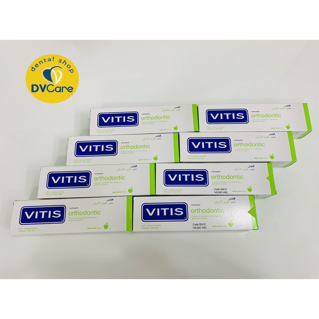 Kem đánh răng dành cho người chỉnh nha niềng răng VITIS ORTHODONTIC 100ml [dvcareshop]