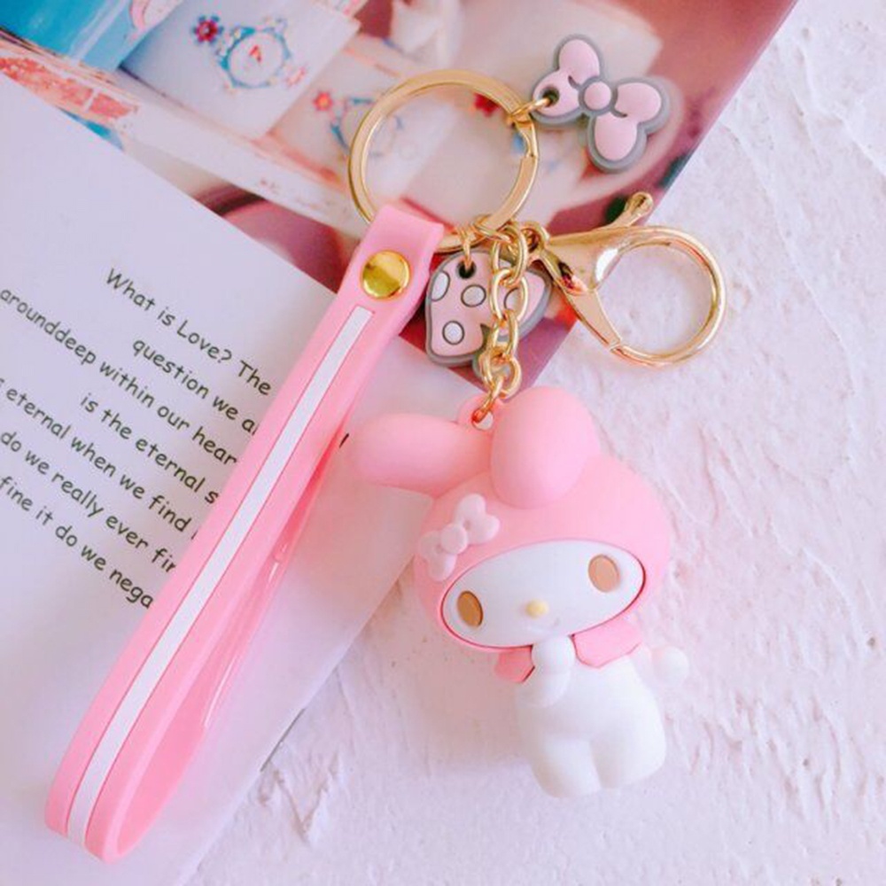 Móc khóa hình chim cánh cụt dễ thương bằng PVC