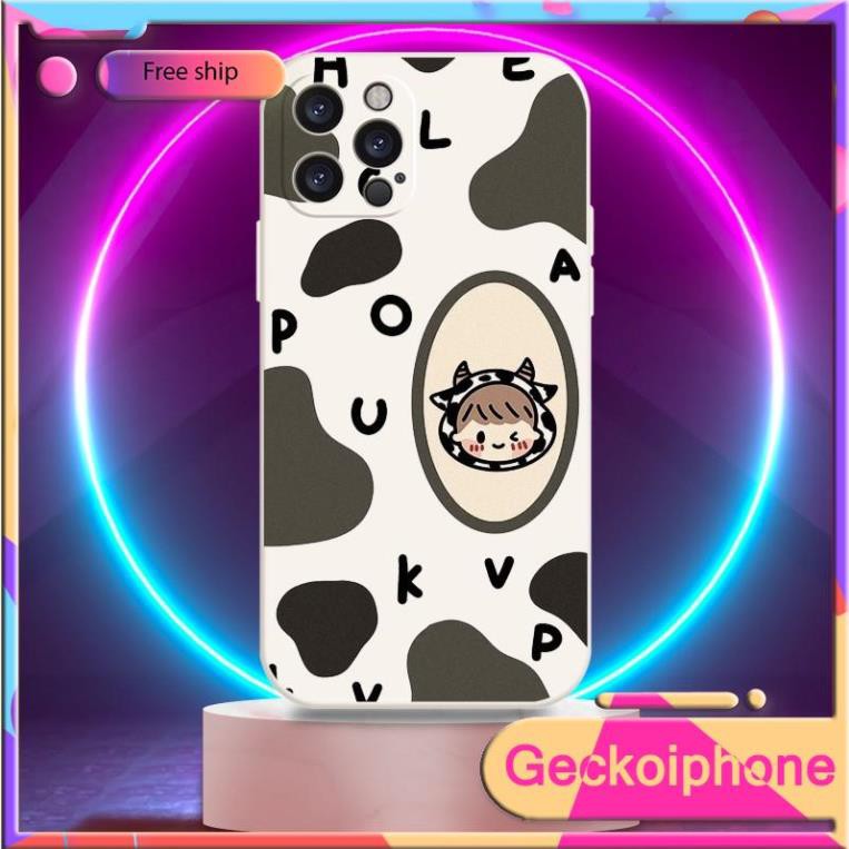 ốp lưng iphone  Từ 6 đến 12 promax Cow Cow  geckoD45