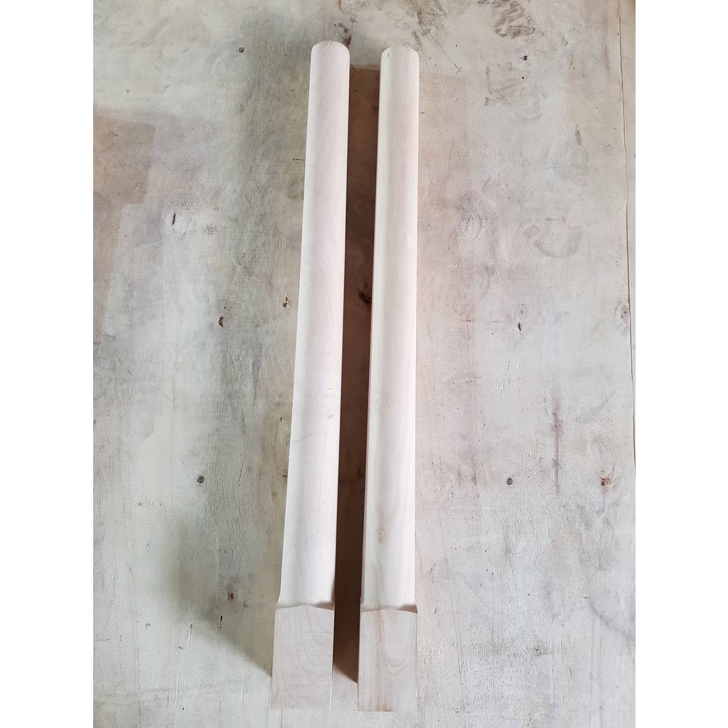 COMBO 4 CHÂN BÀN GỖ CAO SU CAO 73CM, CHÂN THẲNG