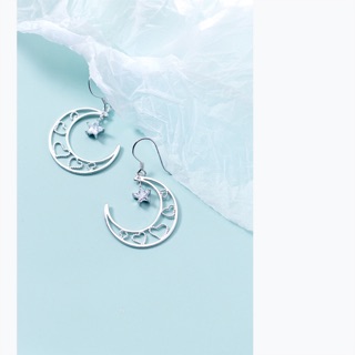 🌙 🌙 bông tai bạc s925 🌙 bông tai móc trăng sao xinh xắn 🌙 hot trend 🌙