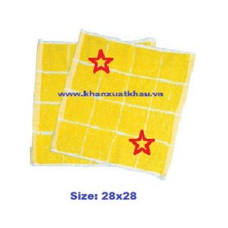 Khăn mầm non in kí hiệu