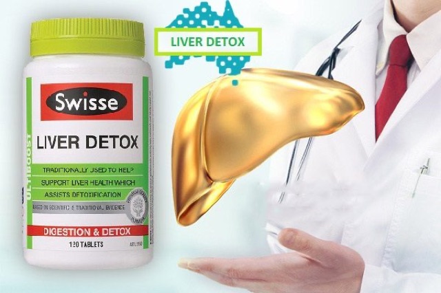 Giải độc gan Úc liver detox Swisse [ĐỦ BILL CHEMIST]