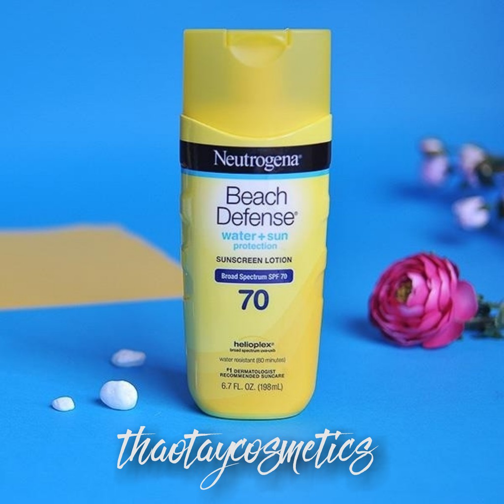 Kem chống nắng đi biển Neutrogena Beach Defense SPF 70 Lotion (198ml)