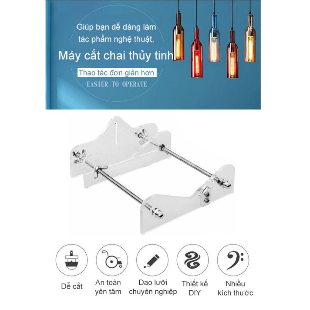 Máy cắt chai thủy tinh DIY - Cao cấp