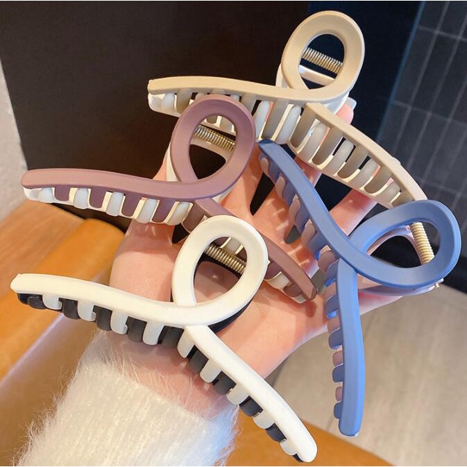 Kẹp tóc màu sắc phong cách Hàn Quốc thời trang dành cho nữ