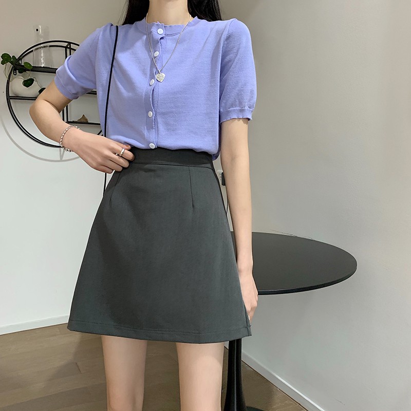 Chân váy phong cách Hàn Quốc đơn giản thời trang cho nữ | BigBuy360 - bigbuy360.vn