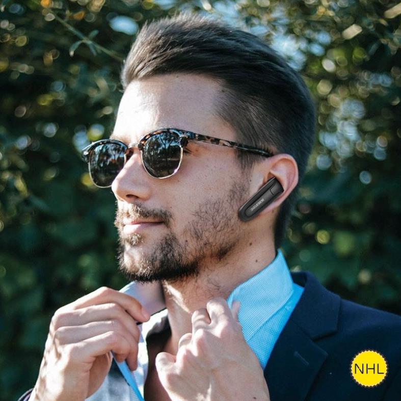 Tai nghe Bluetooth Borofone BC21 không dây 1 bên - Âm thanh stereo sống động, giọng nói trong - Lọc tiếng ồn