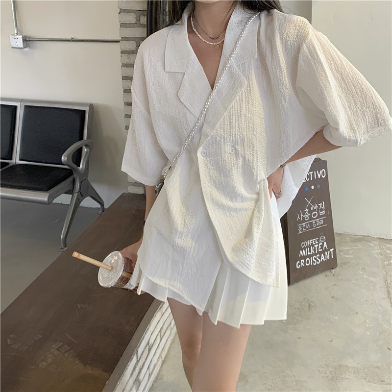 [SẴN] Áo khoác sơ mi ngắn tay (C138)