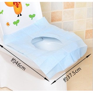 Combo 10 Khăn giấy lót bồn cầu tiện lợi