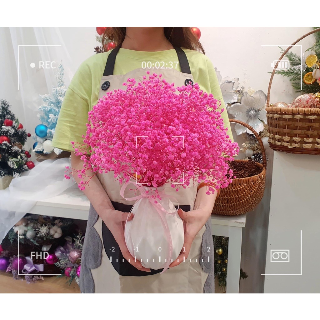 BÌNH GỐM CẮM HOA MIỆNG TÚM- lọ hoa MINI - decor - gốm sứ bát tràng- hoa khô cao 16cm
