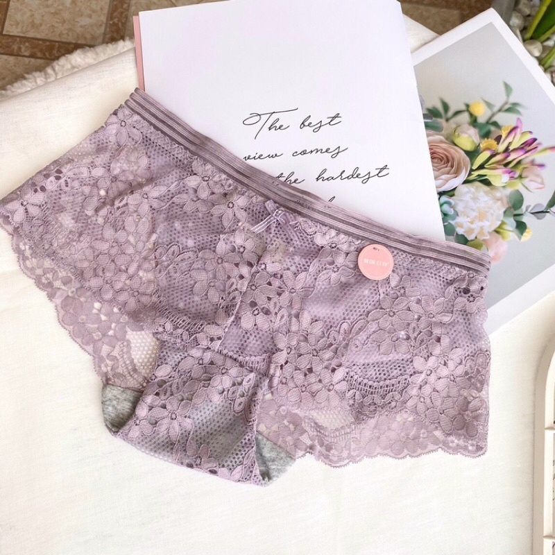 QUẦN LÓT REN NỮ SEXY CAO CẤP - Quần lót nữ ren đùi màu da, đen, hồng, tím, xanh | BigBuy360 - bigbuy360.vn