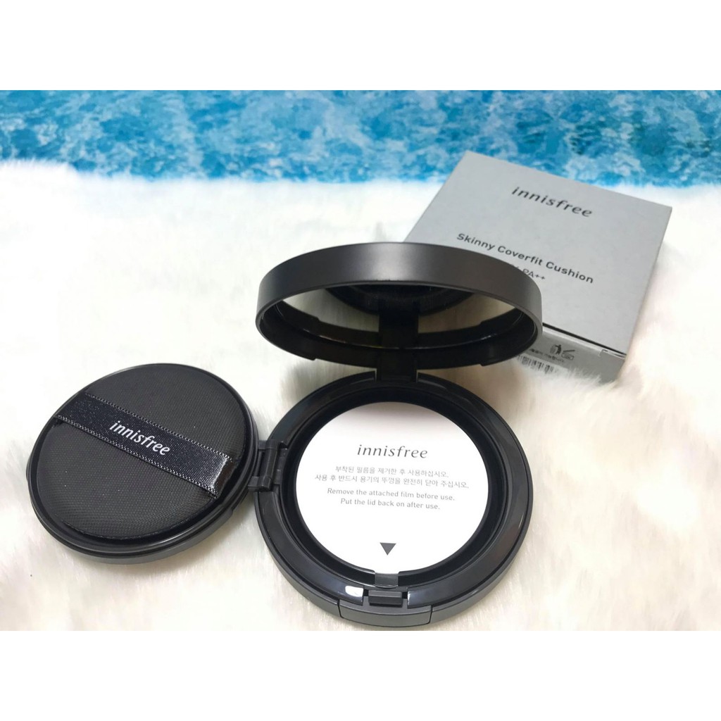 Phấn Nước Siêu Kiềm Dầu Innisfree Skinny Coverfit Cushion và Phấn Nước Dưỡng Ẩm  Water Fit Cushion SPF34 PA++ | BigBuy360 - bigbuy360.vn
