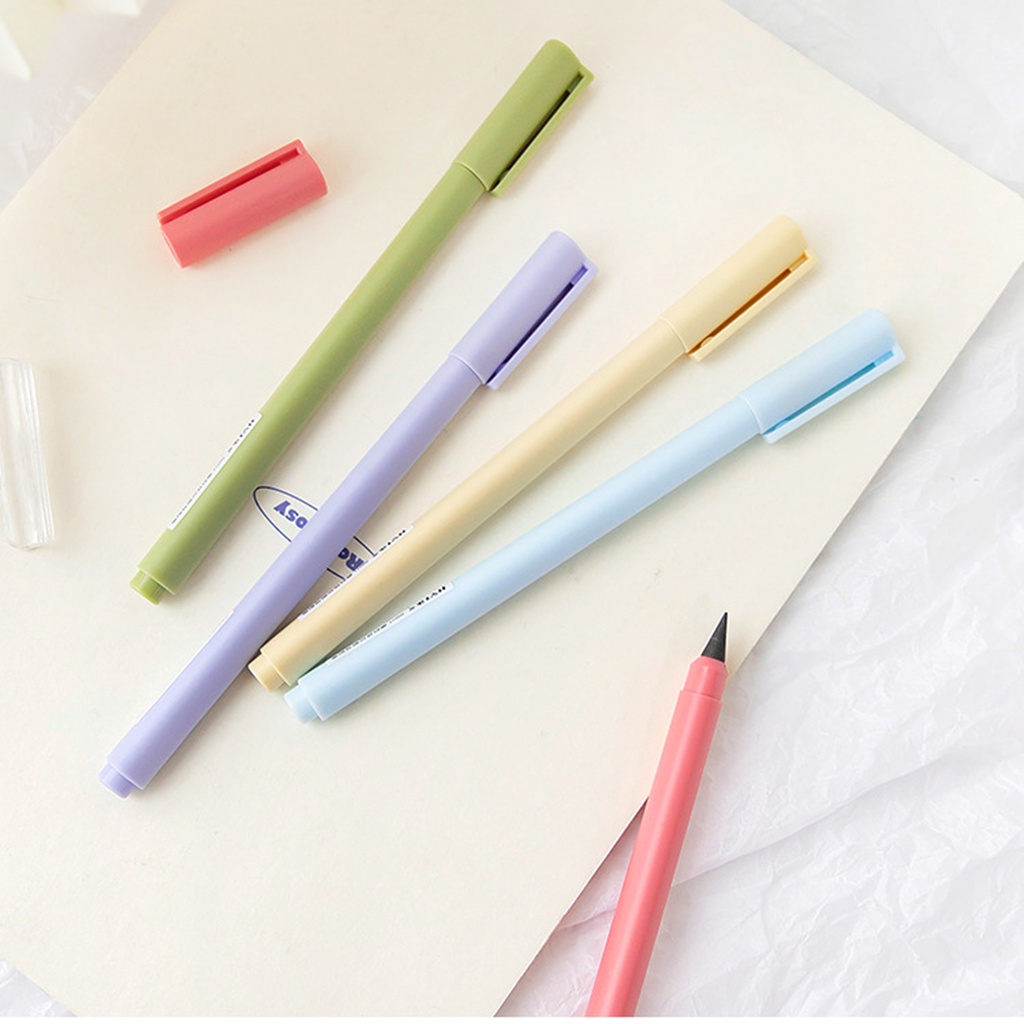 Macaron Eternal Pencil Magic Pencil HB Pencil Bút chì viết không giới hạn Bút chì không mài để viết Quà tặng cho trẻ em