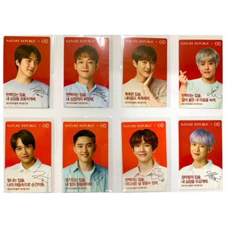 {Nature Republic - Có Sẵn} Hình thẻ thành Viên EXO (Mẫu lẻ khác)