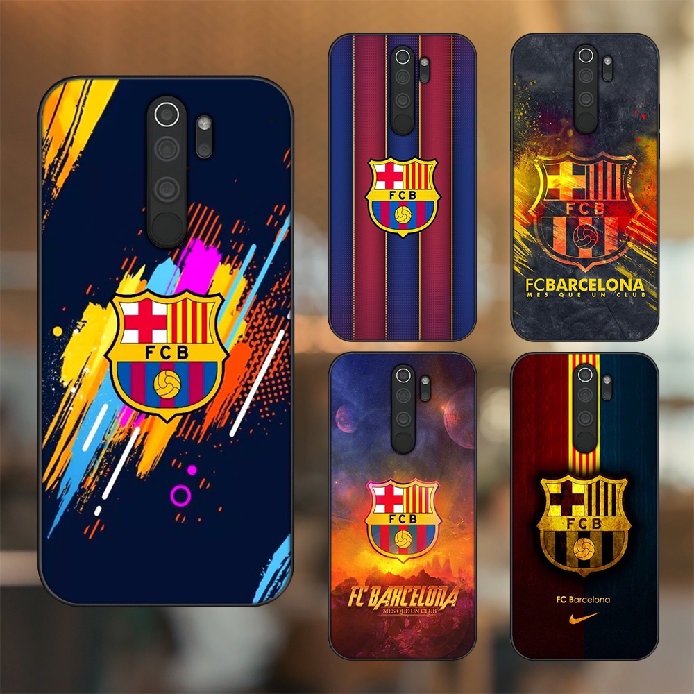 Ốp lưng Xiaomi Redmi Note 8 Pro viền đen in hình Barcelona Barca