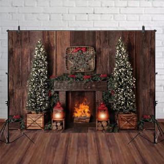 Phông nền chụp ảnh hình cây thông Giáng Sinh chuyên dụng