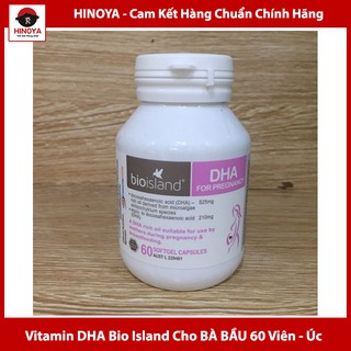 Vitamin DHA Bio Island Cho BÀ BẦU 60 Viên - Úc