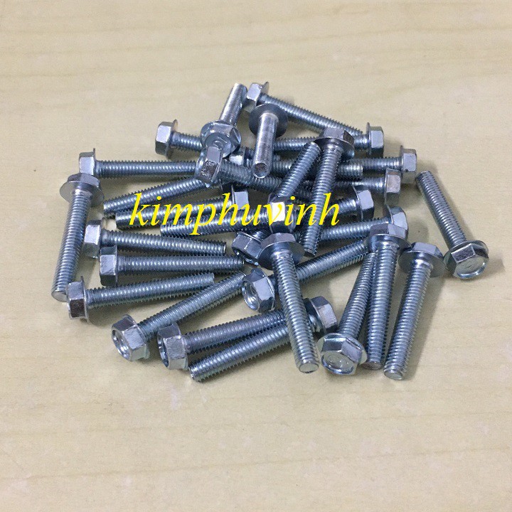 50 CON - M5x30mm BULONG LIỀN LÔNG ĐỀN - BULON LÔNG ĐỀN