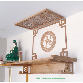 Viền trang trí - chữ Phúc cho không gian thờ ấm cúng đậm chất Việt