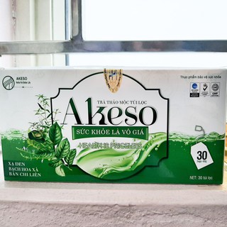 Thảo dược túi lọc xạ đen - bán chi liên - bạch hoa xà - AKESO cao cấp