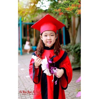 Bộ cử nhân kèm mũ mầm non