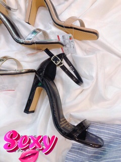Sandal quai mảnh gót dẹt 7p