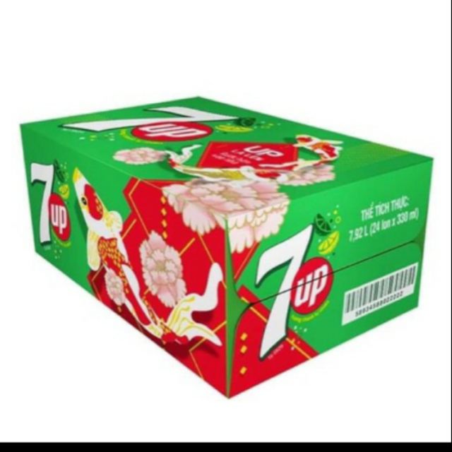 Thùng 7up 24lon x 330ml