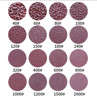 1 tờ nhám tròn 4 inch 100mm, 5 inch 125mm đủ số.