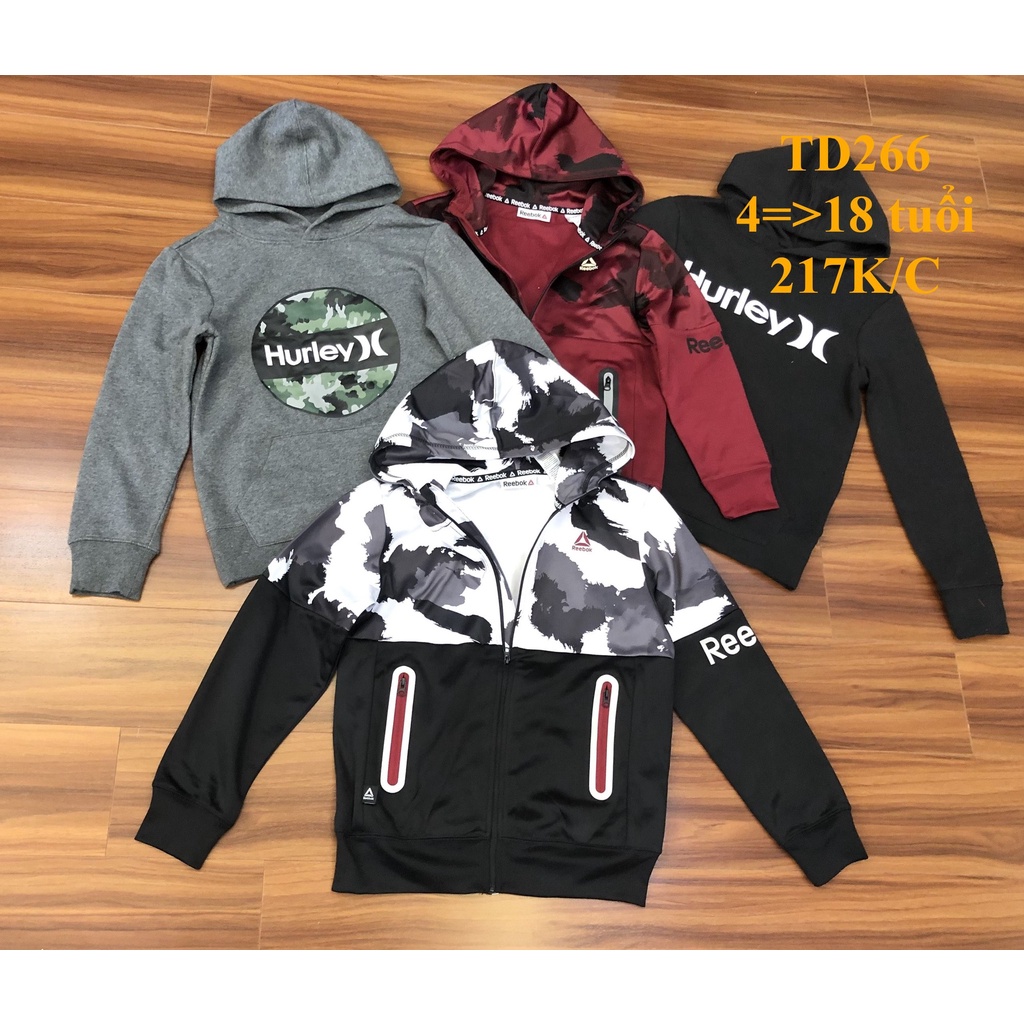 * Mã TD266: Áo khoác kéo khoá và hoodie bé trai dư xịn siêu đẹp nỉ bông và nỉ da cá, mẫu kéo khoá cotton