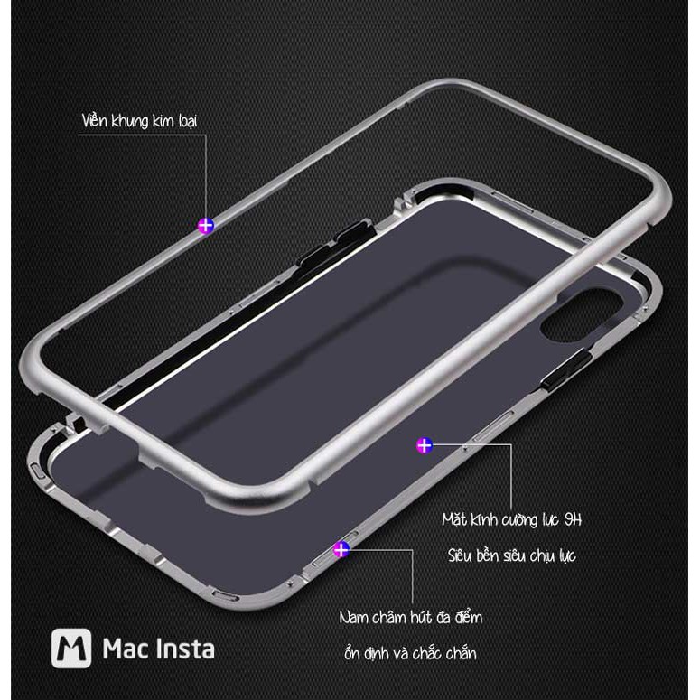 ôp lưng hít nam châm cường lực 2 mặt IPhone 7/IPhone 8/IPhone 7 Plus/IPhone 8 Plus